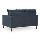  Manufacturer Color_Navy -- Signature Design by Ashley Bixler Stationary Fabric Loveseat IMAGE 4