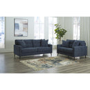  Manufacturer Color_Navy -- Signature Design by Ashley Bixler Stationary Fabric Loveseat IMAGE 6