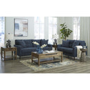  Manufacturer Color_Navy -- Signature Design by Ashley Bixler Stationary Fabric Loveseat IMAGE 7