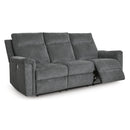  Manufacturer Color_Gravel  -- Barnsana 3320287 Reclining Power Sofa IMAGE 2