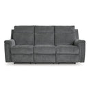  Manufacturer Color_Gravel  -- Barnsana 3320287 Reclining Power Sofa IMAGE 3