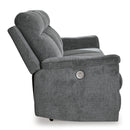  Manufacturer Color_Gravel  -- Barnsana 3320287 Reclining Power Sofa IMAGE 4