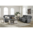 Manufacturer Color_Gravel  -- Barnsana 3320296 Double Reclining Power Loveseat with Console IMAGE 14