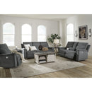  Manufacturer Color_Gravel  -- Barnsana 3320296 Double Reclining Power Loveseat with Console IMAGE 16