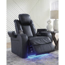  Manufacturer Color_Sapphire  -- Fyne-Dyme 3660313 Power Recliner with Adjustable Headrest IMAGE 7