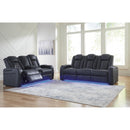  Manufacturer Color_Sapphire  -- Fyne-Dyme 3660315 Power Reclining Sofa with Adjustable Headrest IMAGE 17
