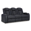  Manufacturer Color_Sapphire  -- Fyne-Dyme 3660315 Power Reclining Sofa with Adjustable Headrest IMAGE 1