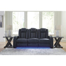  Manufacturer Color_Sapphire  -- Fyne-Dyme 3660315 Power Reclining Sofa with Adjustable Headrest IMAGE 6