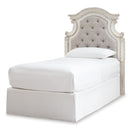  Signature Design by Ashley Realyn B743-53 Twin Upholstered Panel Headboard IMAGE 2