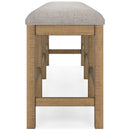  Signature Design by Ashley Havonplane D773-09 XL Counter Upholstered Dining Room Bench IMAGE 3