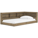  Size_Twin -- Signature Design by Ashley Deanlow Bookcase Bed with Storage IMAGE 1