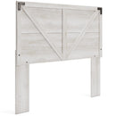  Signature Design by Ashley Shawburn EB4121-157 Queen Crossbuck Panel Headboard IMAGE 1