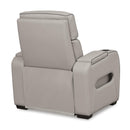  Manufacturer Color_Grey  -- Signature Design by Ashley Boyington Power Leather Match Recliner IMAGE 5