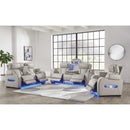  Manufacturer Color_Grey  -- Signature Design by Ashley Boyington Power Reclining Leather Match Sofa IMAGE 19