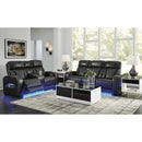  Manufacturer Color_Black  -- Boyington U2710618 Power Reclining Loveseat with Console and Adjustable Headrest IMAGE 18