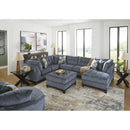  Manufacturer Color_Navy -- Benchcraft Maxon Place Fabric Ottoman IMAGE 5