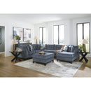  Manufacturer Color_Navy -- Benchcraft Maxon Place Fabric Ottoman IMAGE 9