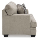  Manufacturer Color_Taupe -- Signature Design by Ashley Stonemeade Stationary Fabric Loveseat IMAGE 3
