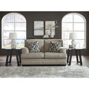  Manufacturer Color_Taupe -- Signature Design by Ashley Stonemeade Stationary Fabric Loveseat IMAGE 5