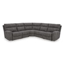  Manufacturer Color_Slate  -- Signature Design by Ashley Next Gen DuraPella Power Reclining Leather Look 5 pc Sectional IMAGE 1