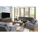  Manufacturer Color_Slate  -- Signature Design by Ashley Next Gen DuraPella Power Reclining Leather Look 6 pc Sectional IMAGE 10