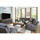  Manufacturer Color_Slate  -- Signature Design by Ashley Next Gen DuraPella Power Reclining Leather Look 6 pc Sectional IMAGE 11