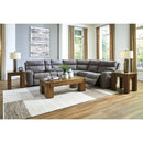  Manufacturer Color_Slate  -- Signature Design by Ashley Next Gen DuraPella Power Reclining Leather Look 6 pc Sectional IMAGE 4
