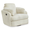  Manufacturer Color_Ivory -- Signature Design by Ashley Tie Breaker Swivel Glider Fabric Recliner IMAGE 1