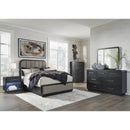  Size_Queen -- Signature Design by Ashley Rowanbeck Upholstered Panel Bed IMAGE 7