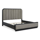  Size_King -- Rowanbeck B821B4 King Upholstered Panel Bed IMAGE 4