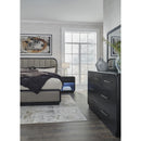  Size_California King -- Rowanbeck B821B5 California King Upholstered Panel Bed IMAGE 12