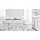  Size_Queen -- Signature Design by Ashley Chalanna Upholstered Panel Bed with Storage IMAGE 10
