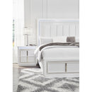  Size_Queen -- Signature Design by Ashley Chalanna Upholstered Panel Bed with Storage IMAGE 12