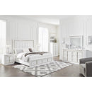  Size_Queen -- Signature Design by Ashley Chalanna Upholstered Panel Bed with Storage IMAGE 13