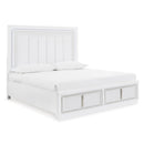  Size_Queen -- Signature Design by Ashley Chalanna Upholstered Panel Bed with Storage IMAGE 2
