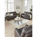  Manufacturer Color_Umber  -- Benchcraft Barlin Mills Stationary Leather Look Sofa IMAGE 10