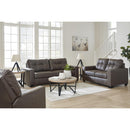  Manufacturer Color_Umber  -- Benchcraft Barlin Mills Stationary Leather Look Sofa IMAGE 13