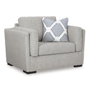  Manufacturer Color_Pewter  -- Evansley 5450323 Chair and a Half IMAGE 1