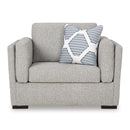  Manufacturer Color_Pewter  -- Evansley 5450323 Chair and a Half IMAGE 2