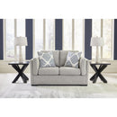  Manufacturer Color_Pewter  -- Evansley 5450335 Loveseat IMAGE 5