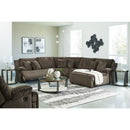  Manufacturer Color_Chocolate -- Signature Design by Ashley Top Tier Rocker Fabric Recliner IMAGE 11