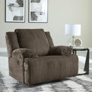  Manufacturer Color_Chocolate -- Signature Design by Ashley Top Tier Rocker Fabric Recliner IMAGE 8