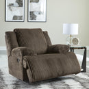  Manufacturer Color_Chocolate -- Signature Design by Ashley Top Tier Rocker Fabric Recliner IMAGE 9