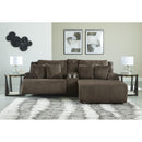  Manufacturer Color_Chocolate -- Signature Design by Ashley Top Tier Reclining Fabric Sofa IMAGE 3