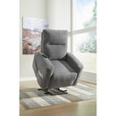  Manufacturer Color_Grey  -- Signature Design by Ashley Starganza 9370412 Power Lift Recliner IMAGE 10