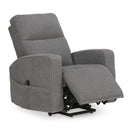  Manufacturer Color_Grey  -- Signature Design by Ashley Starganza 9370412 Power Lift Recliner IMAGE 2
