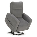  Manufacturer Color_Grey  -- Signature Design by Ashley Starganza 9370412 Power Lift Recliner IMAGE 3