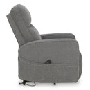  Manufacturer Color_Grey  -- Signature Design by Ashley Starganza 9370412 Power Lift Recliner IMAGE 5