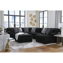  Manufacturer Color_Onyx -- Signature Design by Ashley Midnight Madness Fabric Ottoman IMAGE 8