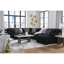 Manufacturer Color_Onyx -- Signature Design by Ashley Midnight Madness Fabric 4 pc Sectional IMAGE 5